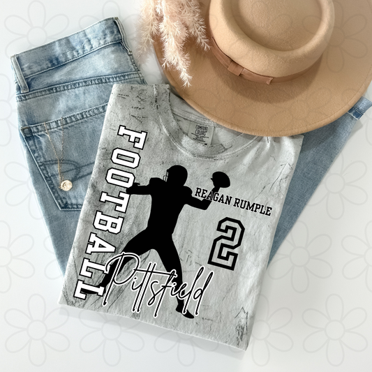 Custom Football Completed Tee