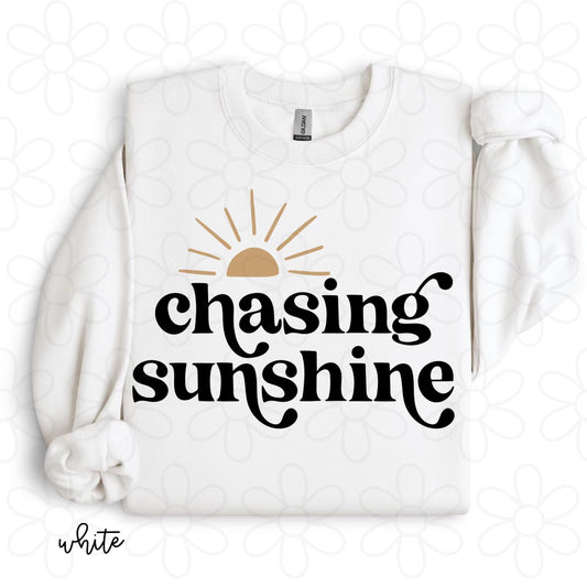 Chasing Sunshine Completed Tee