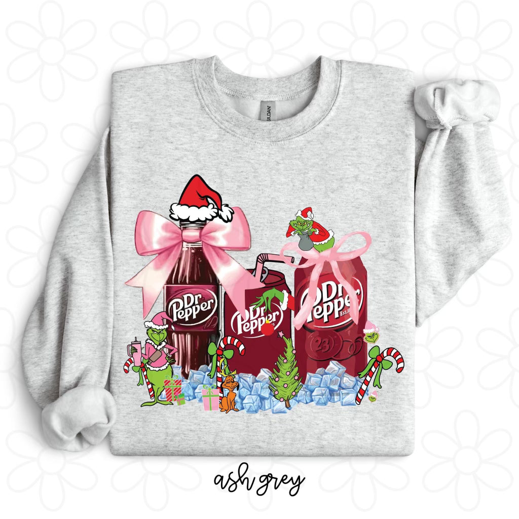 Grinch Dr Pepper Completed Tee