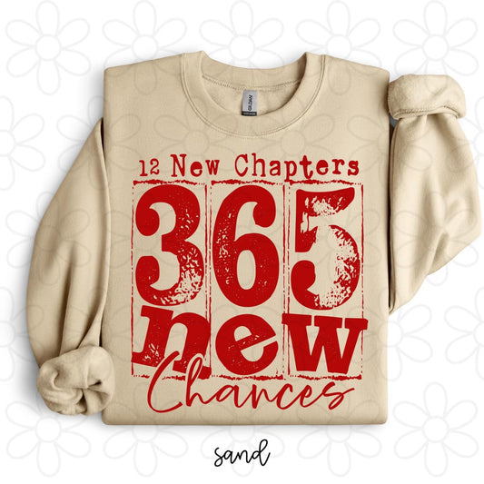 Red Distressed 12 New Chapters Completed Tee
