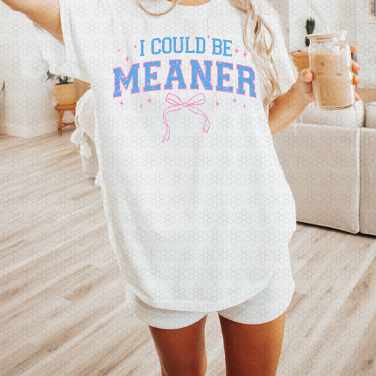 I Could Be Meaner DTF Transfer