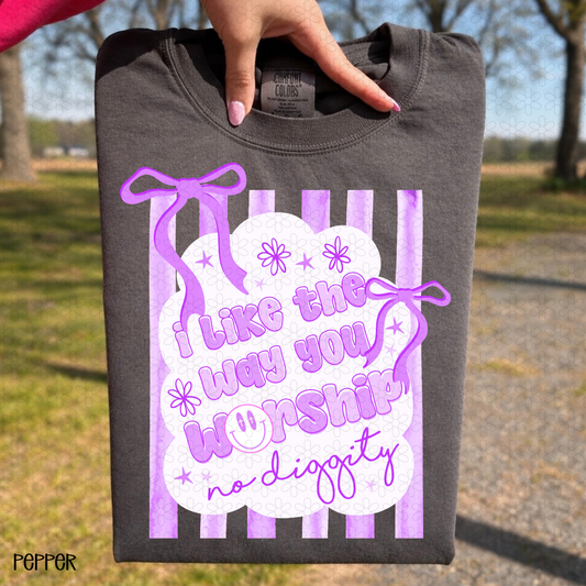 I Like The Way You Worship No Diggity Completed Tee