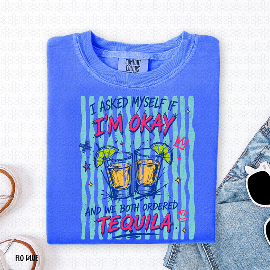 I asked myself If i'm ok and we both ordered Completed Tee