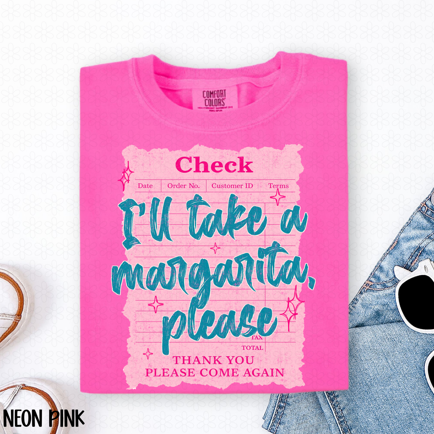 I'll Take A Margarita, Please DTF Transfer