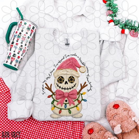 I've Made A Terrible Mess Of Your Holiday Completed Tee