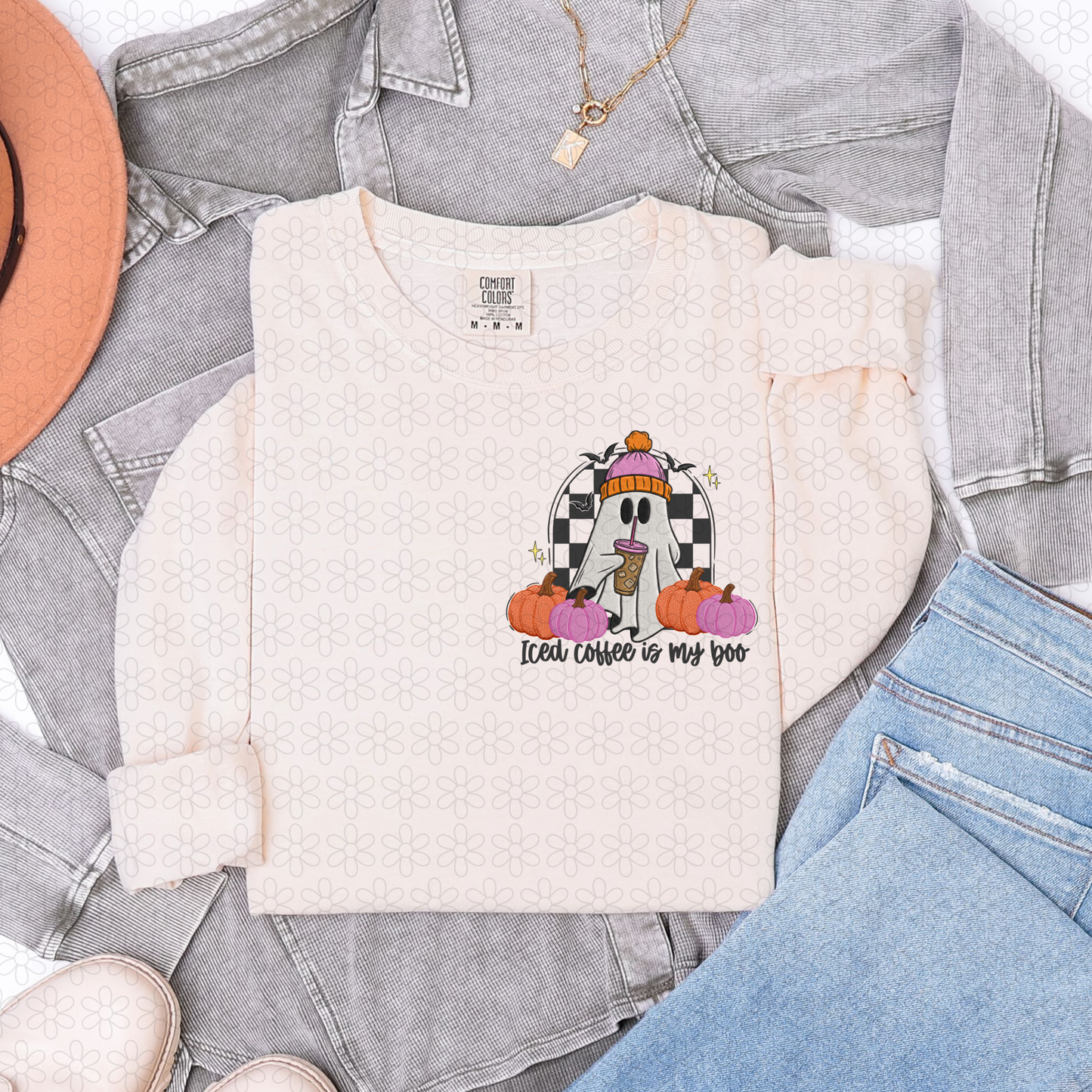 Iced coffee is my boo Completed Tee