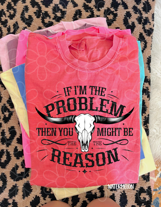 If I'm The Problem Then You Might Be The Reason DTF Transfer