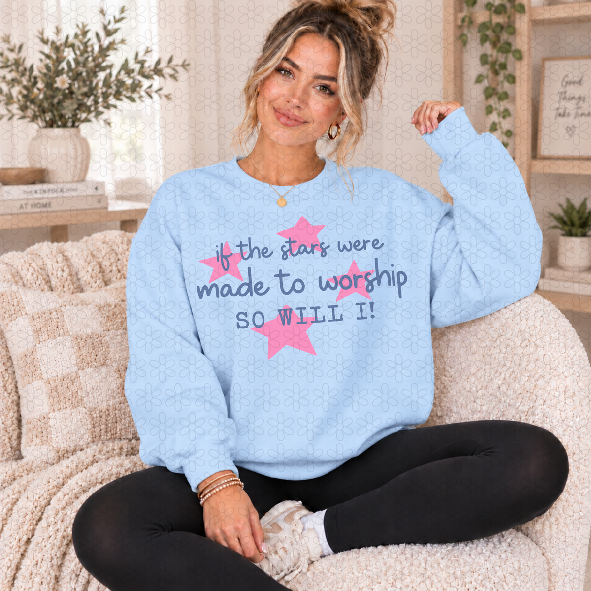 If The Stars Were Made To Worship So Will I Completed Tee
