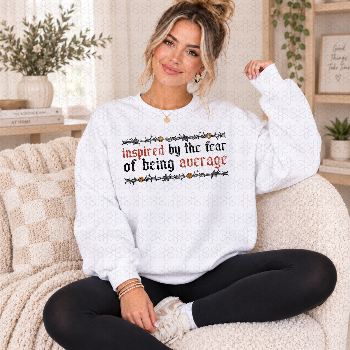 Inspired by the fear of being average Completed Tee
