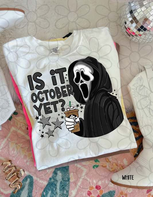 Is It October Yet? Completed Tee