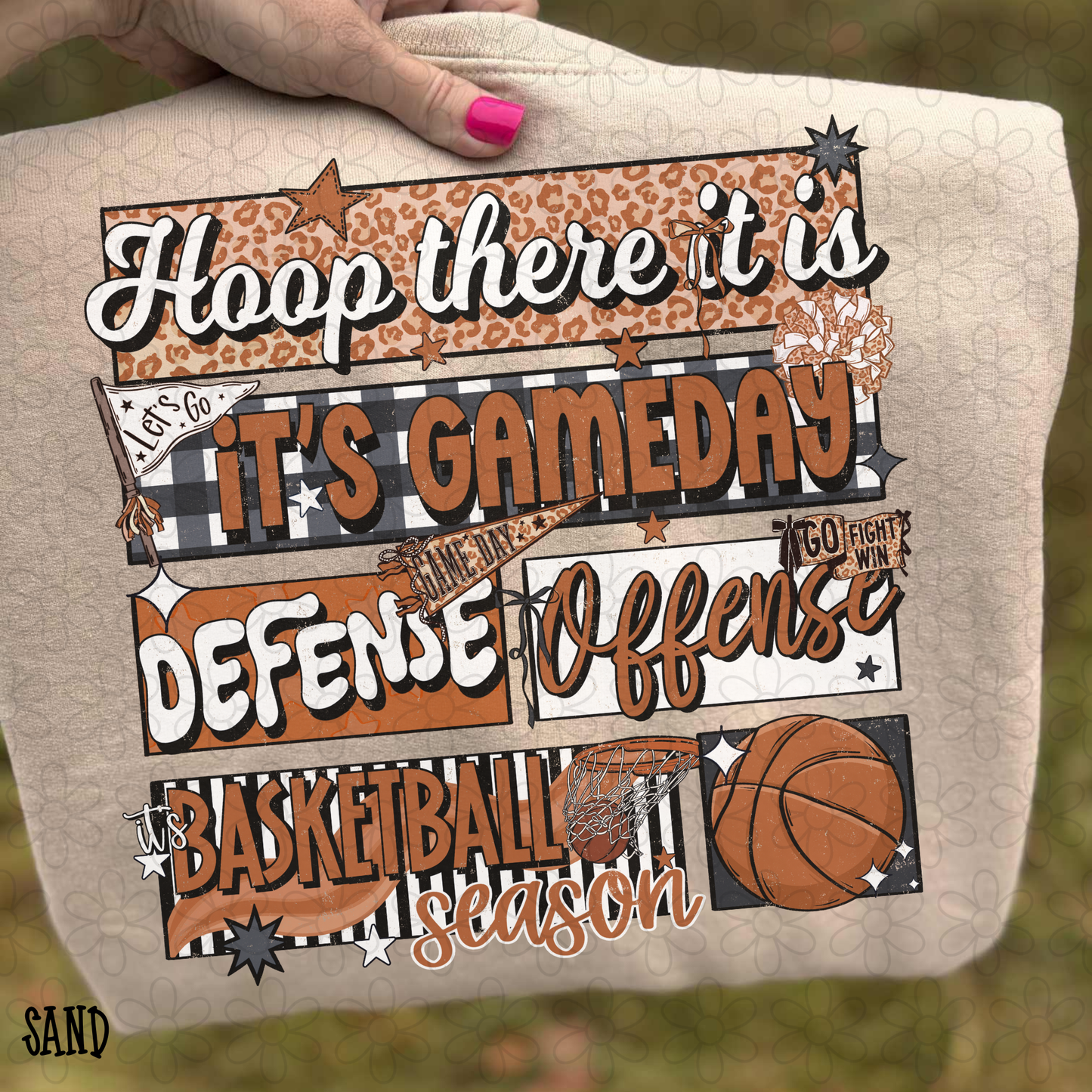 It's Game Day Basketball Season Completed Tee
