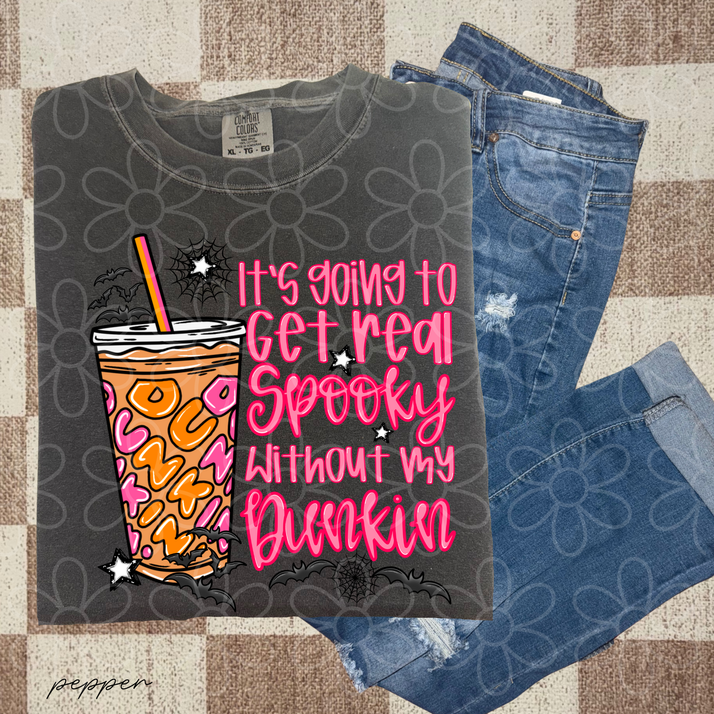 It's Going To Get Real Spooky Without My Drinks (Multiple Options) Completed Tee