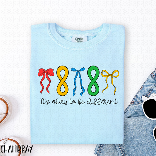 It's Okay to be Different DTF Transfer