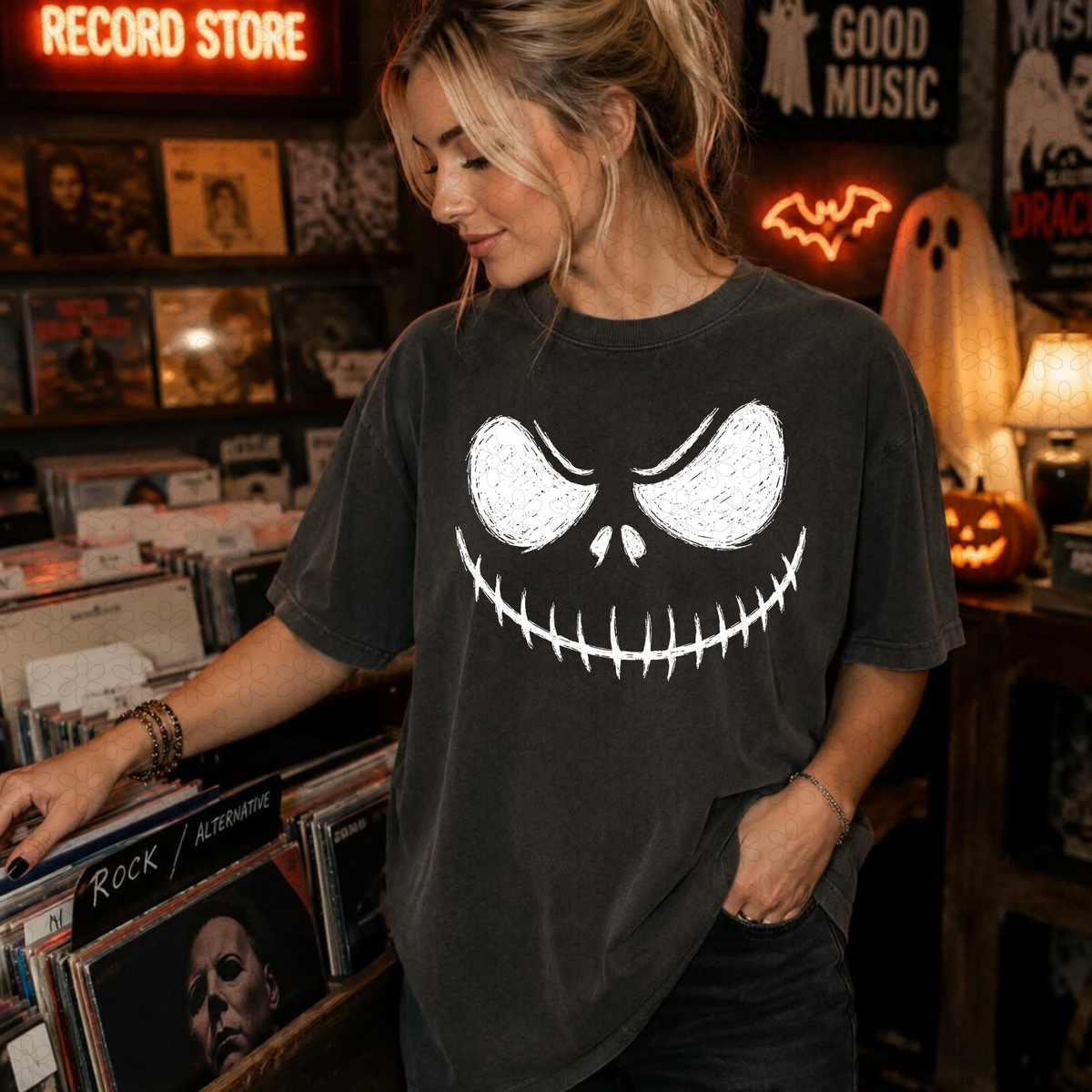 Jack Face - white Completed Tee