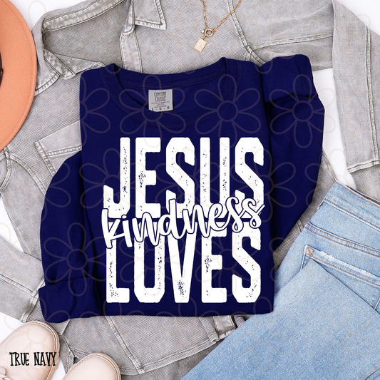 Jesus Loves Kindness Kids Completed Tee