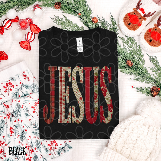 Jesus Stitch Patterns Completed Tee