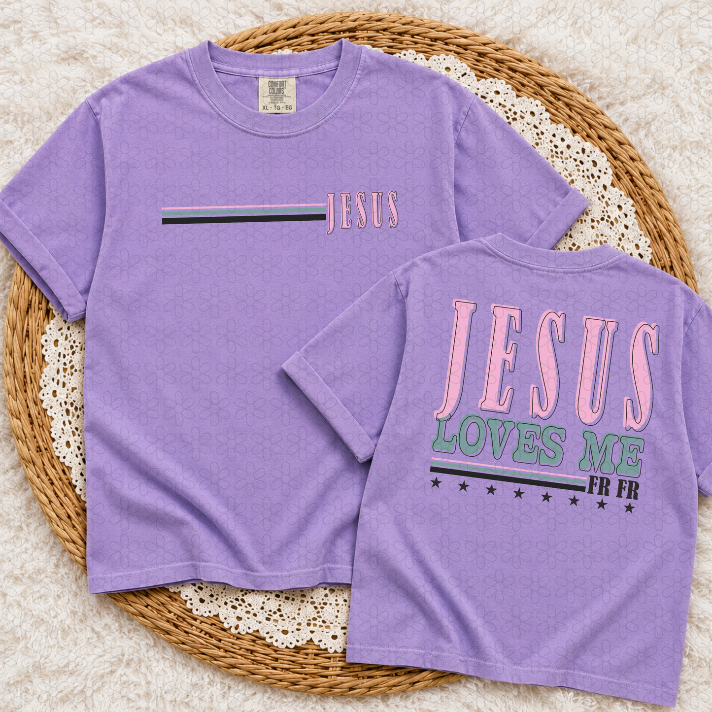 Jesus Loves Me (Multiple Color Options Completed Tee