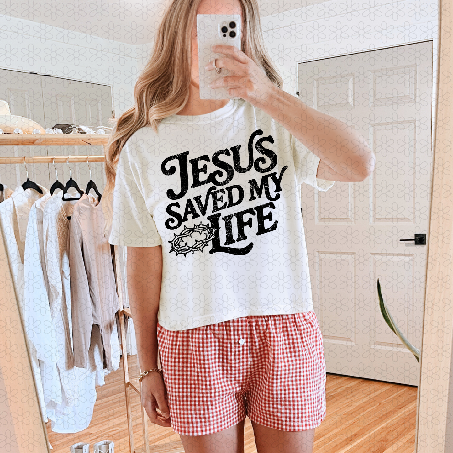 Jesus Saved My Life Completed Tee