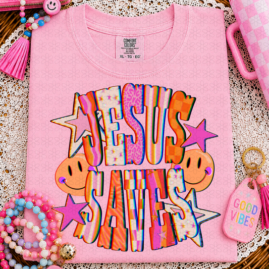 Jesus Saves Completed Tee