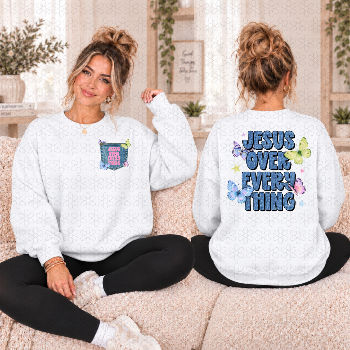 Jesus over everything  Completed Tee