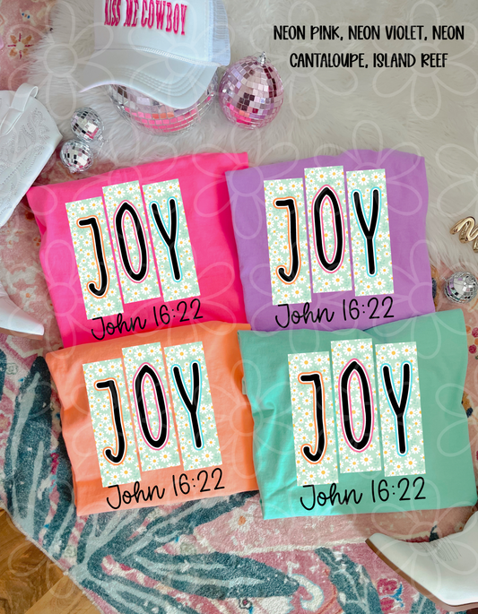 Joy Floral Kids Completed Tee