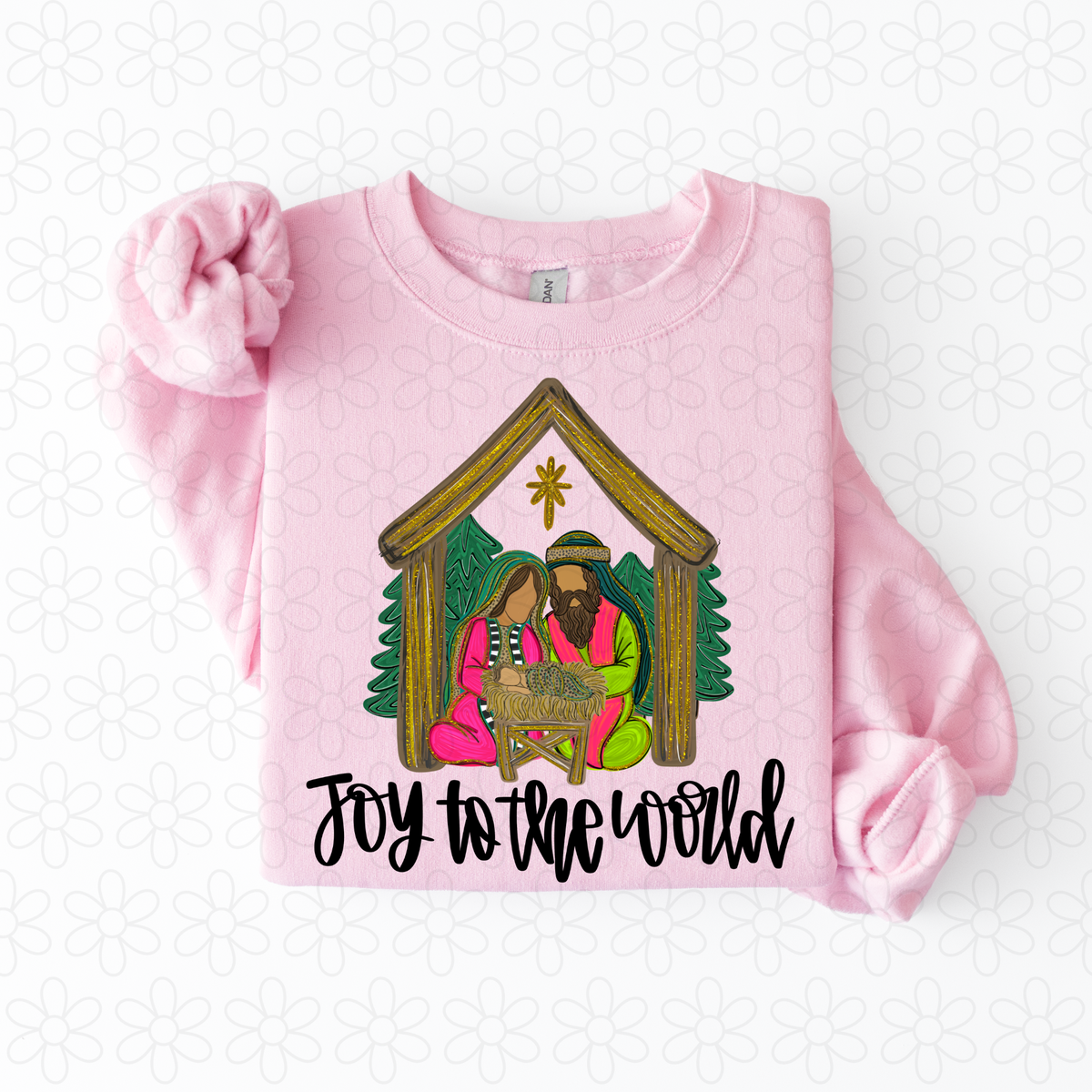 Joy To The World- Christmas Completed Tee
