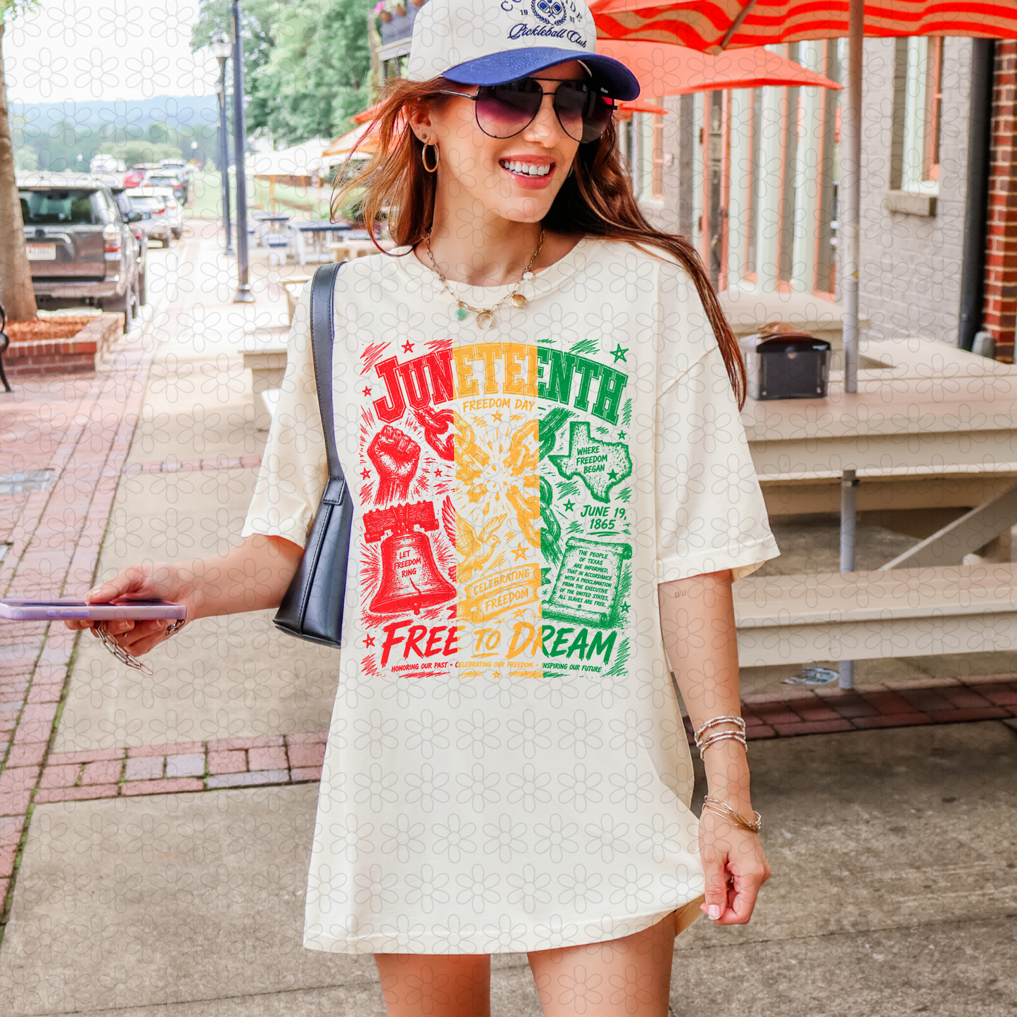 Juneteenth Free To Dream Completed Tee