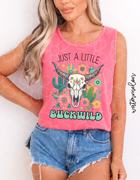 Just A Little Buckwild Completed Tee