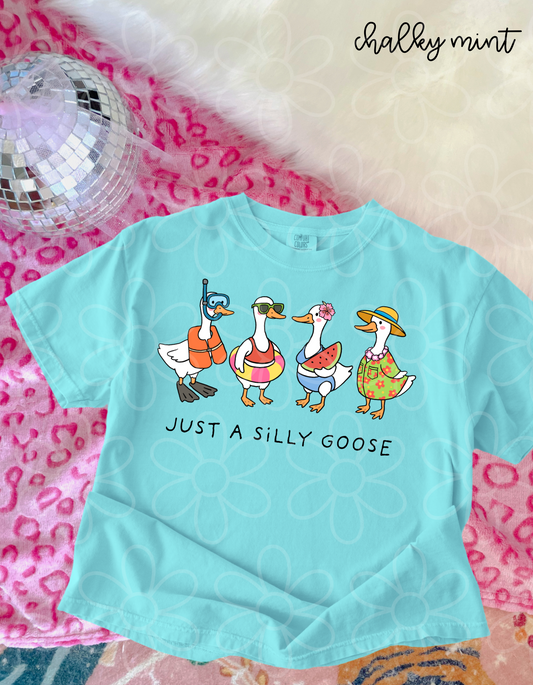 Just A Silly Goose Summer Completed Tee
