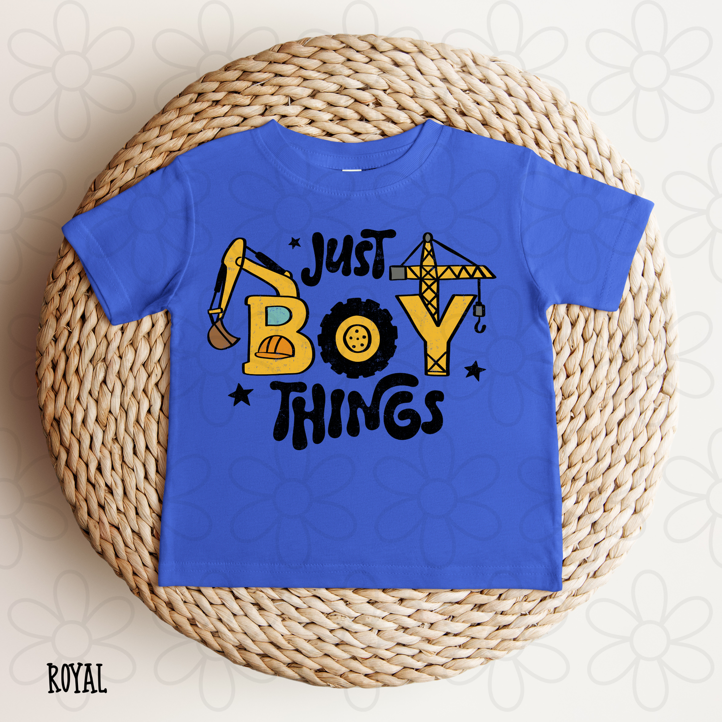 Just Boy Things Kids Completed Tee