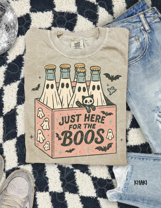 Just Here For The Boos Completed Tee