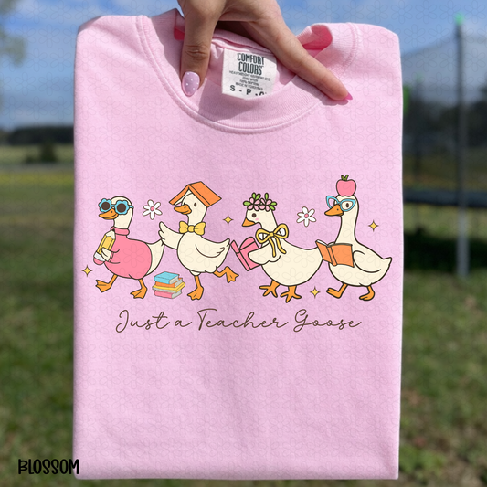 Just A Teacher Goose DTF Transfer
