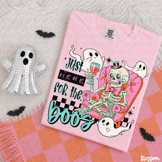 Just Here For The Boos Completed Tee