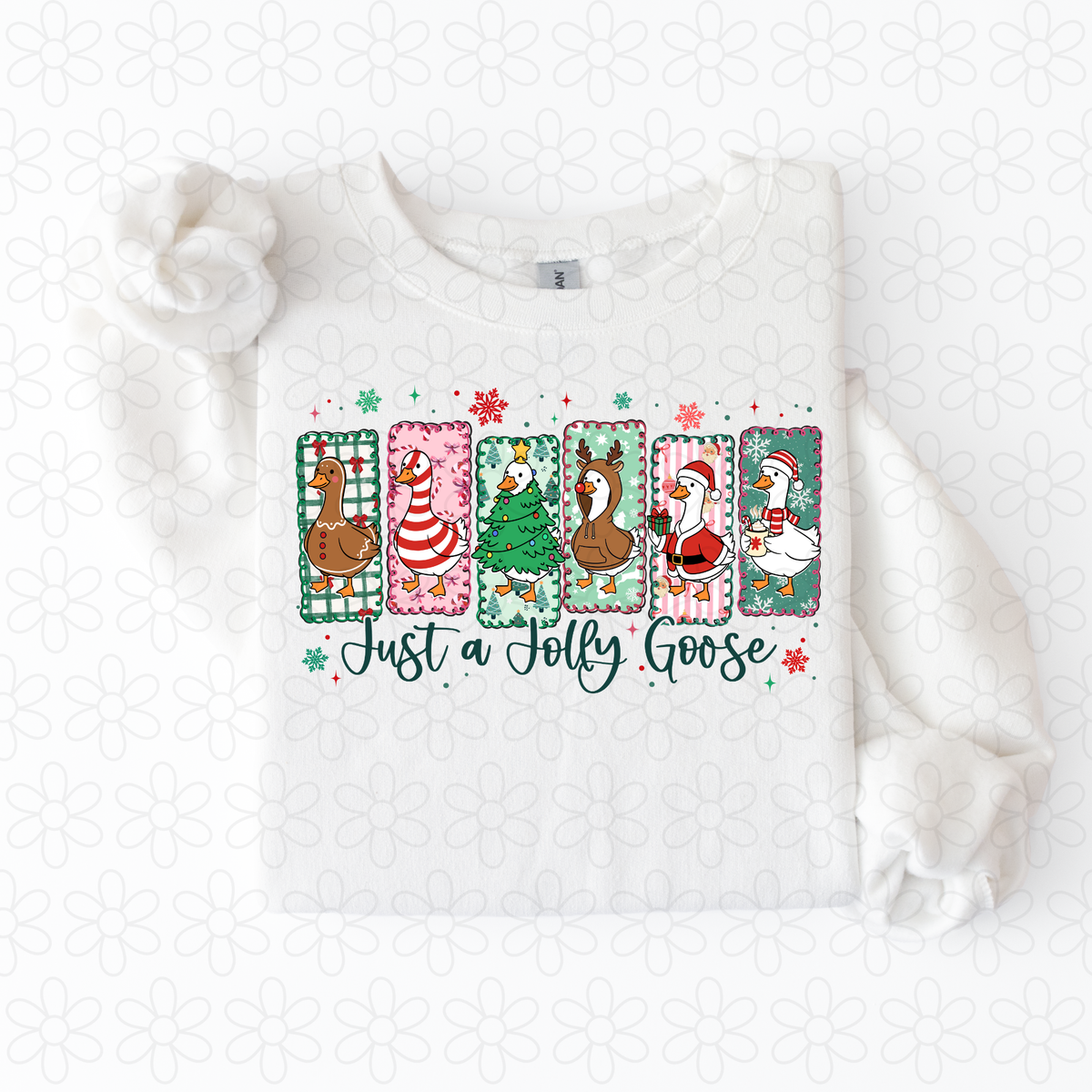 Just a Jolly Goose Completed Tee
