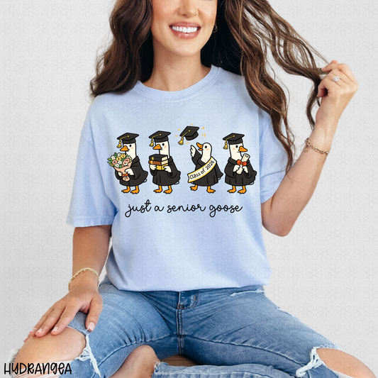 Just a Senior Goose Completed Tee