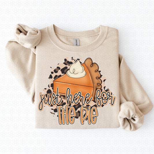Just here for the Pie Completed Tee