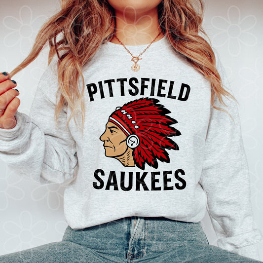 Pittsfield Saukees Completed Tee