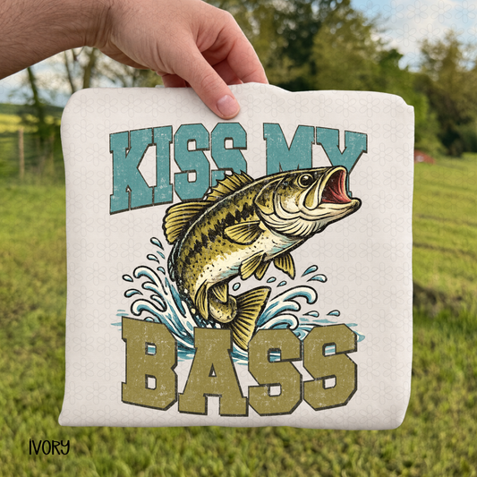 Kiss My Bass DTF Transfer