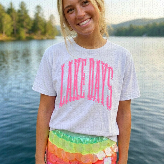 LAKE DAYS (Multiple Colors) DTF Transfer