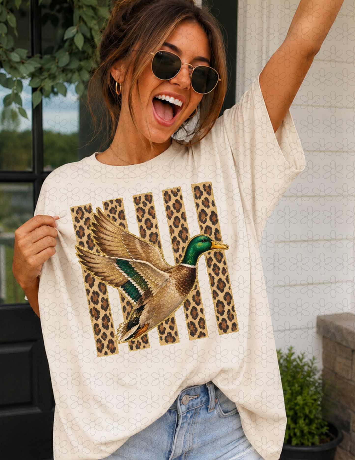 LEOPARD DUCK DTF Transfer
