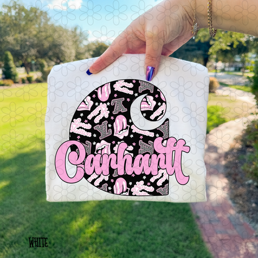 LV Rolling Stones Carhartt Pink Kids Completed Tee