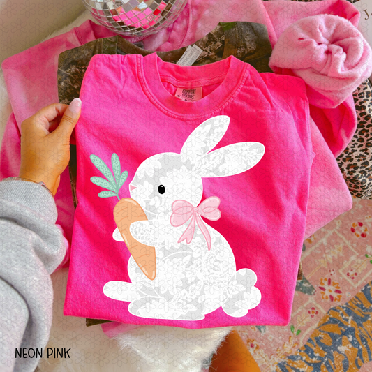 Lace Coquette Bunny DTF Transfer