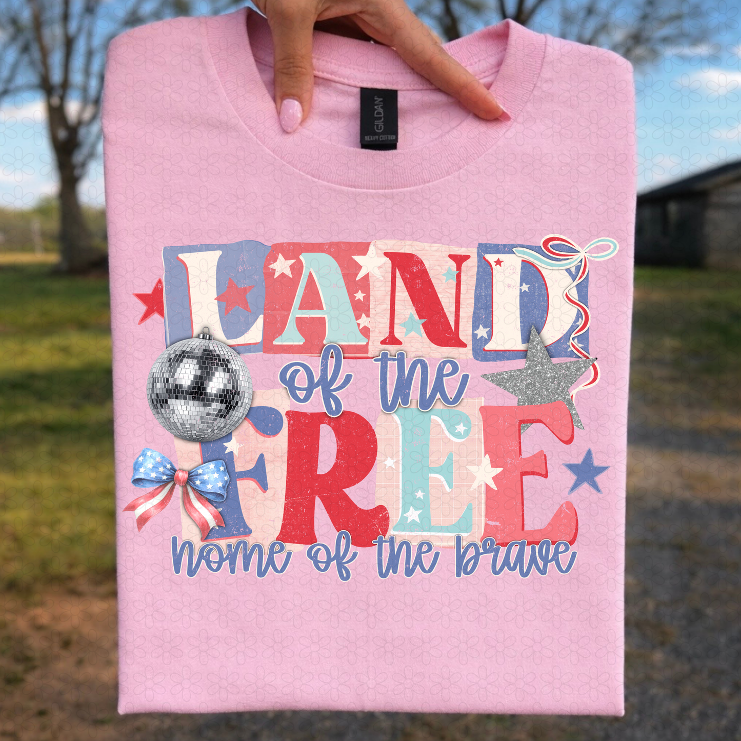 Lake Of the Free Home Of the Brave DTF Transfer