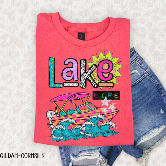 Lake Life Completed Tee