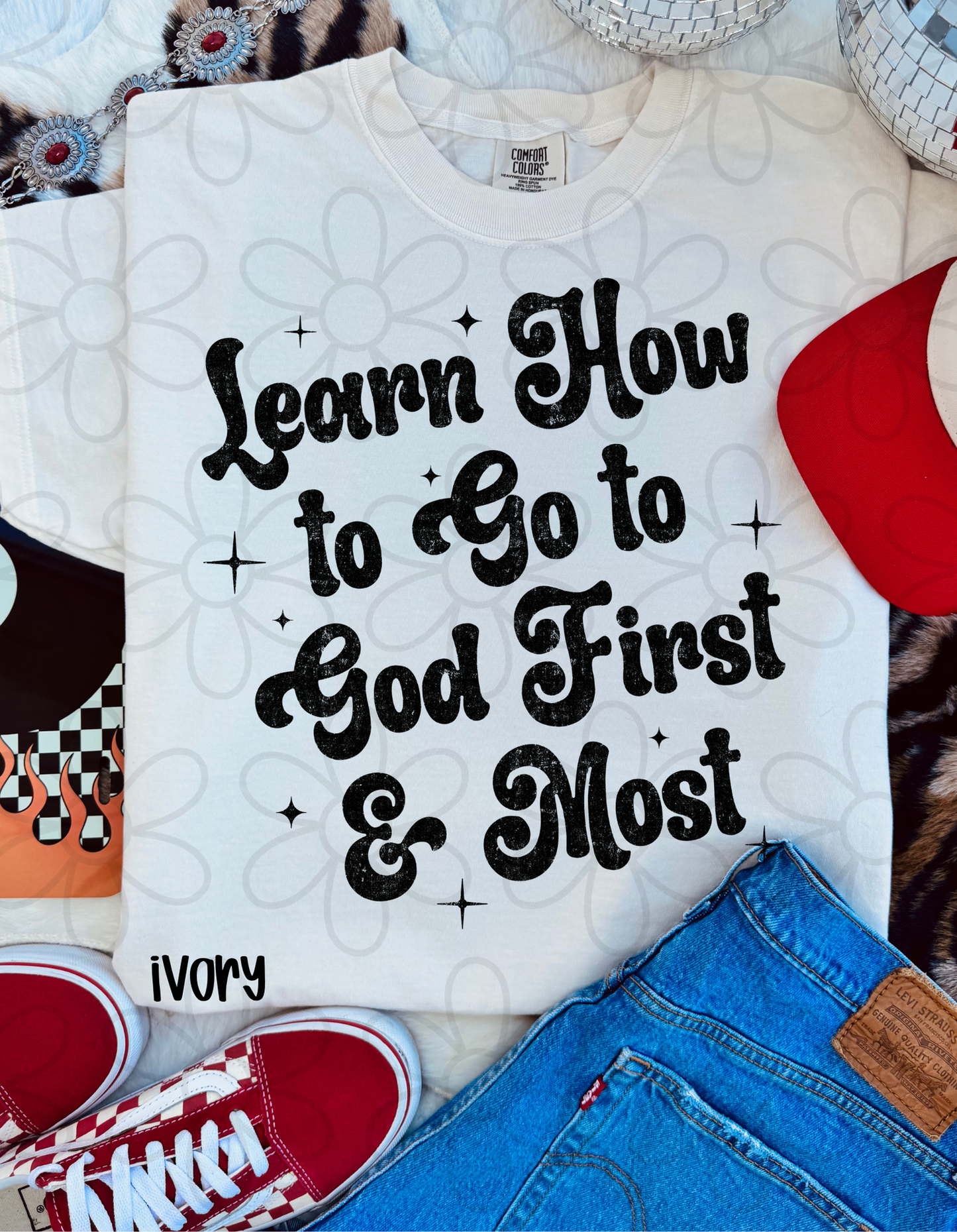 Learn How To Go To God First & Most Completed Tee