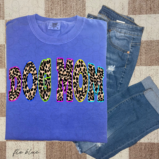 Leopard Dog Mom Completed Tee