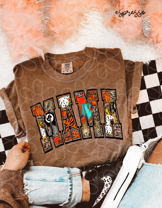 Leopard Western MaMa Completed Tee