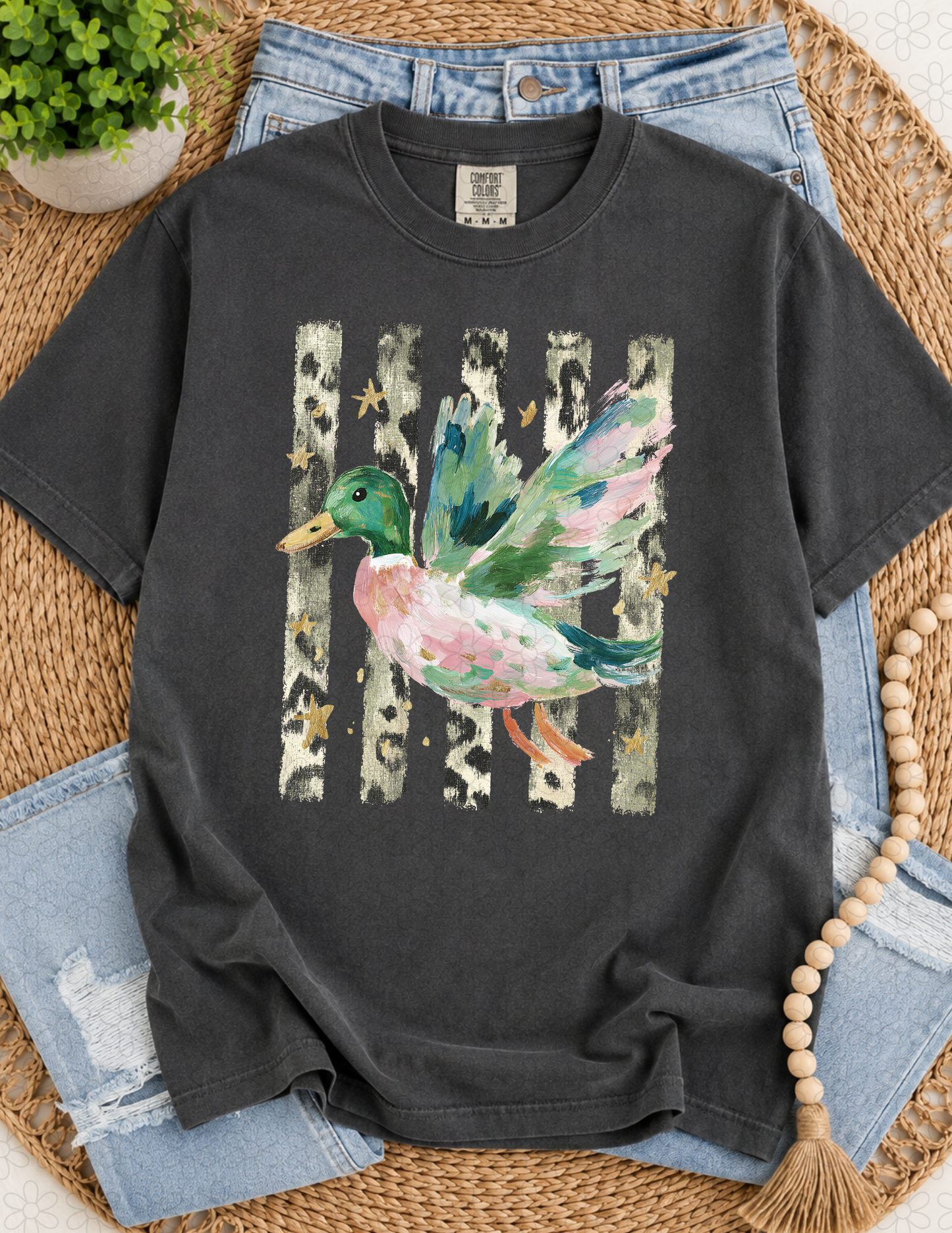 Leopard Duck Completed Tee