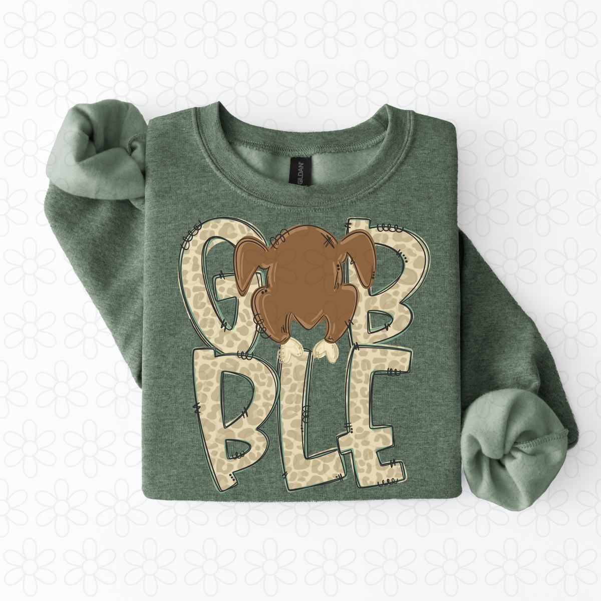 Leopard Gobble Completed Tee