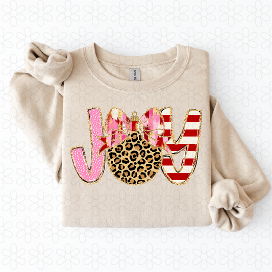 Leopard Joy Christmas Completed Tee